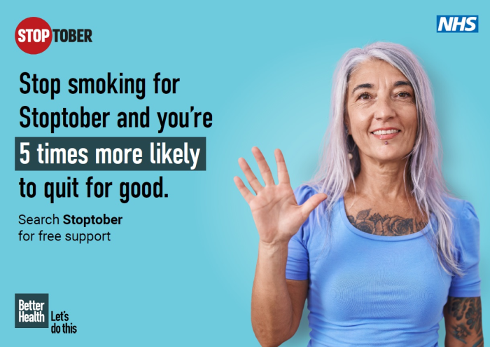 Stoptober 2024 Campaign Poster