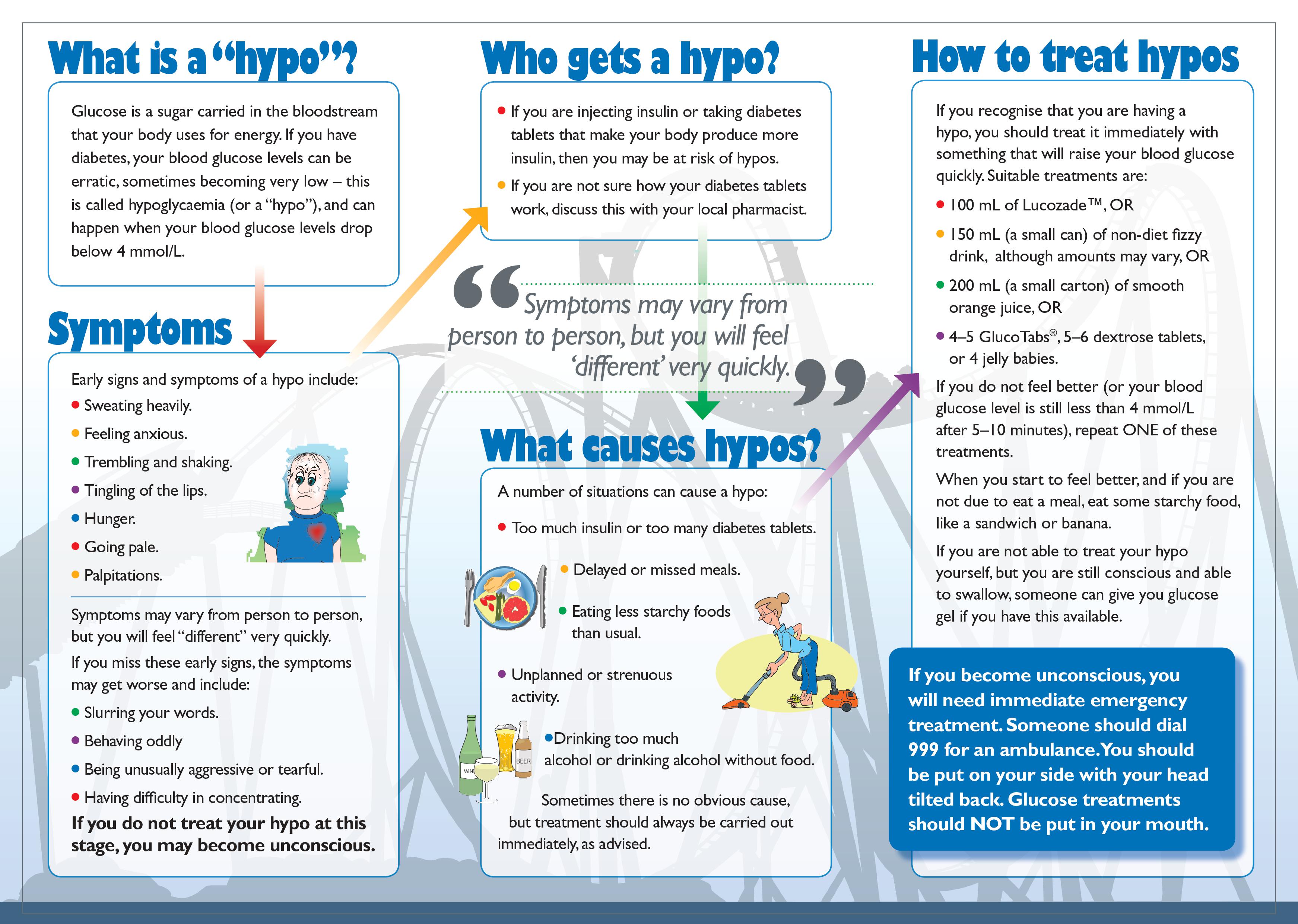 Diabetes Hypo Leaflet